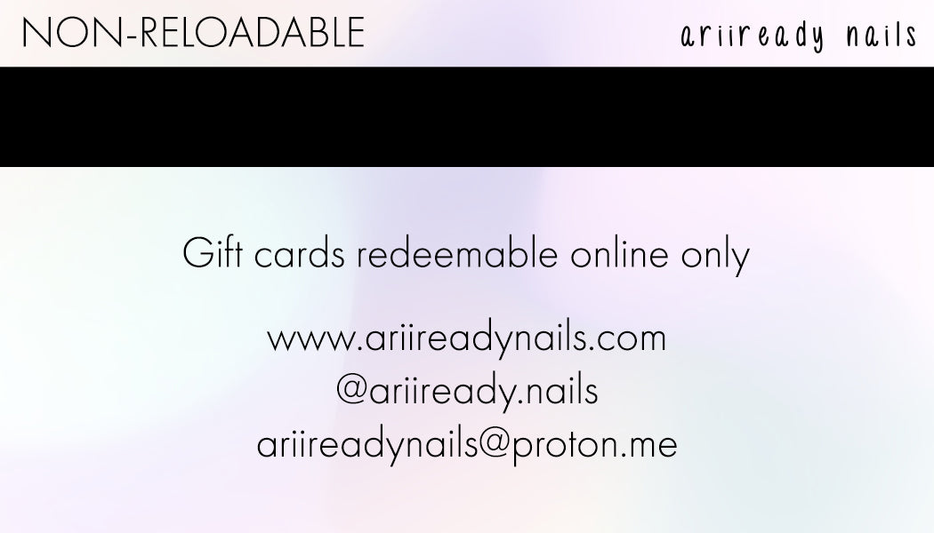 Ariiready Nails Gift Card